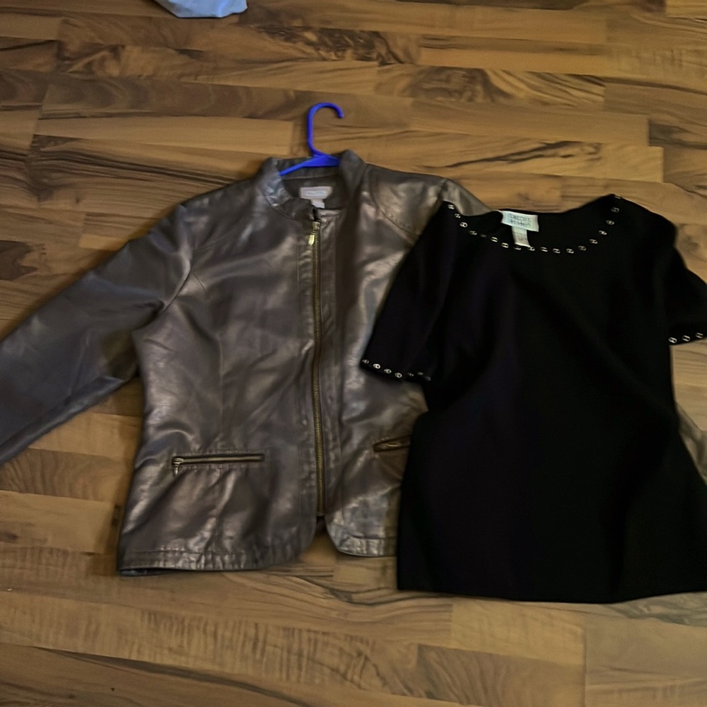 Shirt and jacket very stylish bundle.